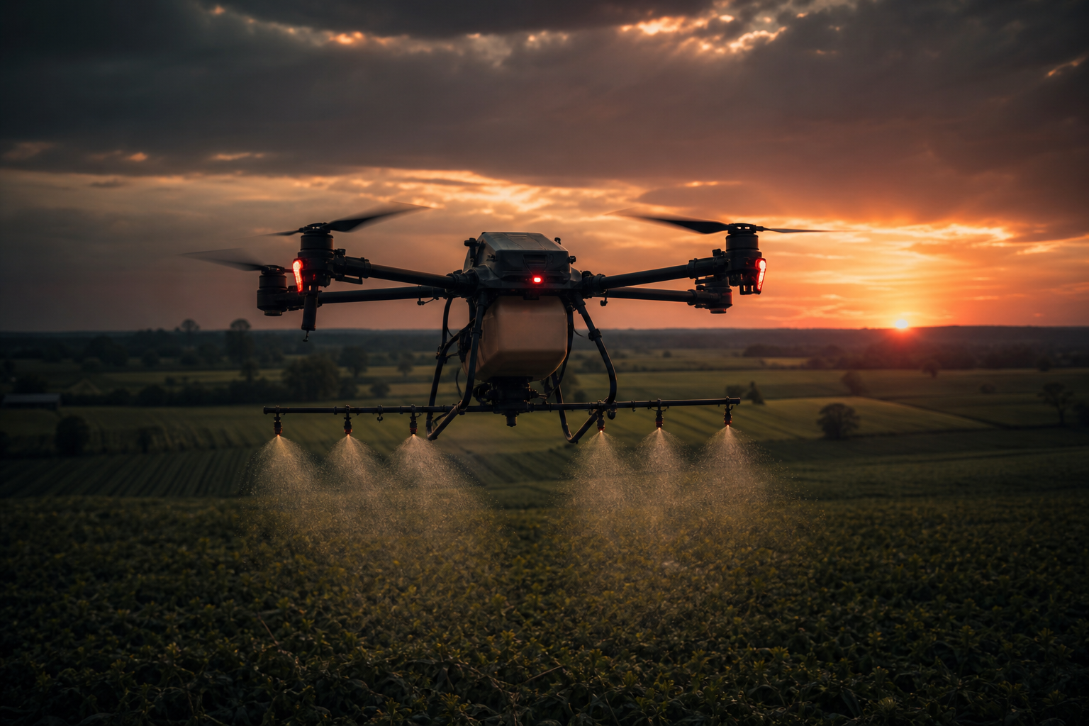 Agriculture drone operations