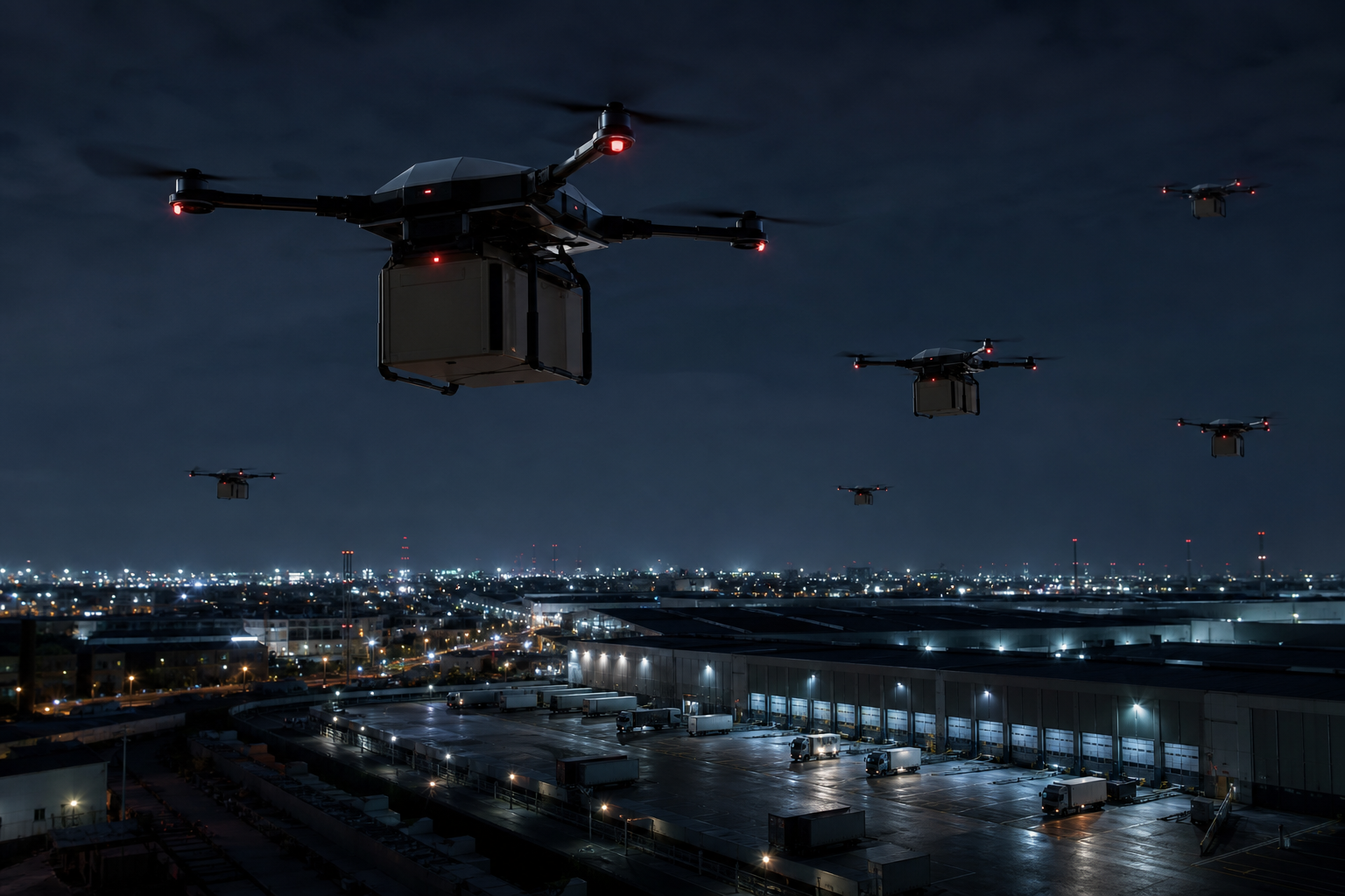 Logistics drone operations